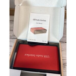 USB Audio Interface w/Mic Preamplifier 2 in 2 out (USB Audio Interface)